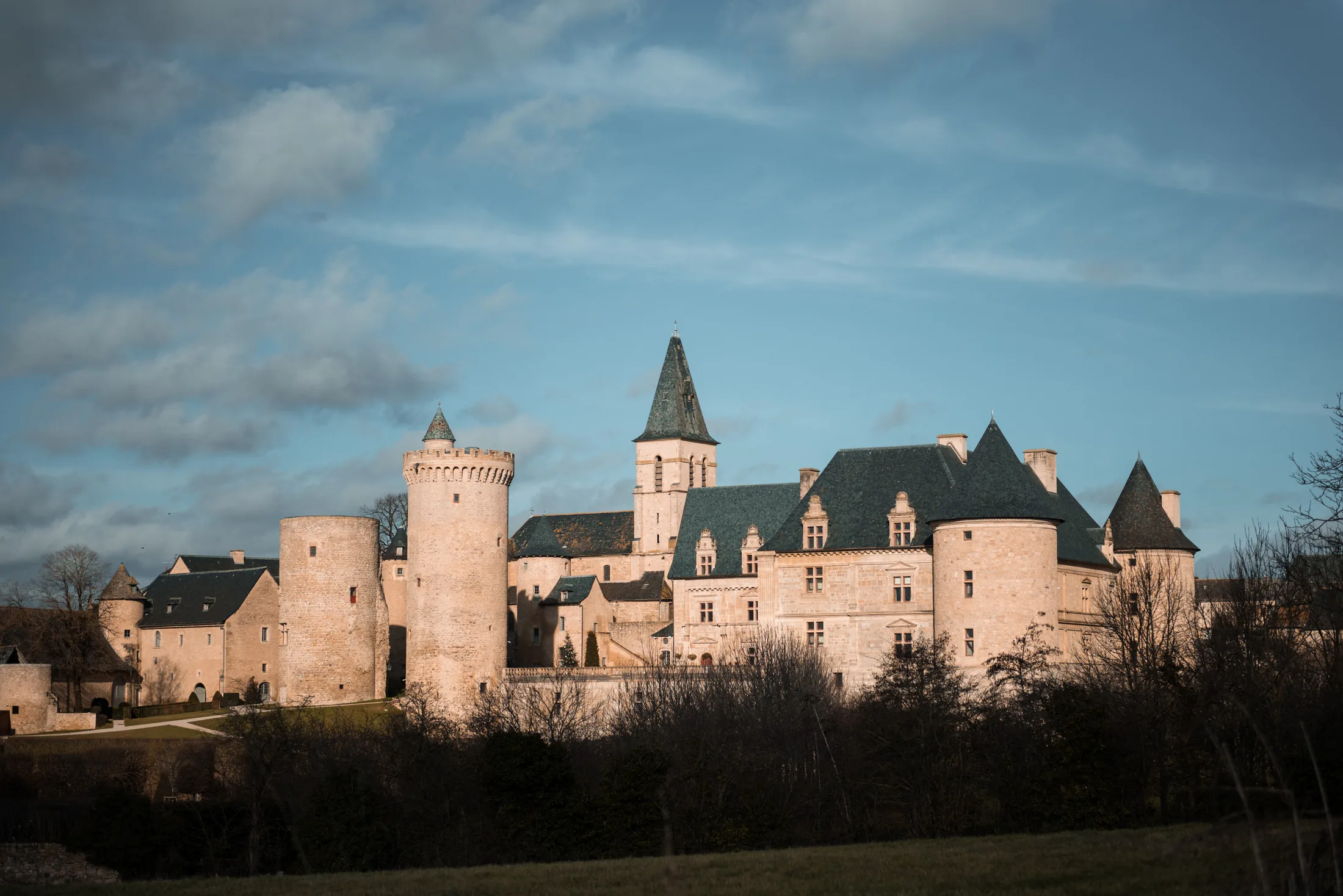 The château at twilight